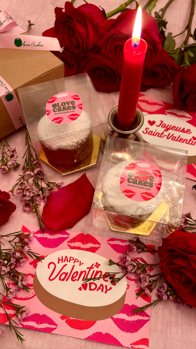 Valentine's Day Individually Packaged Olove Cakes