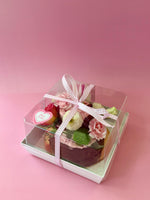 Load image into Gallery viewer, Floral Olove Oil Cake - 5” Stacked

