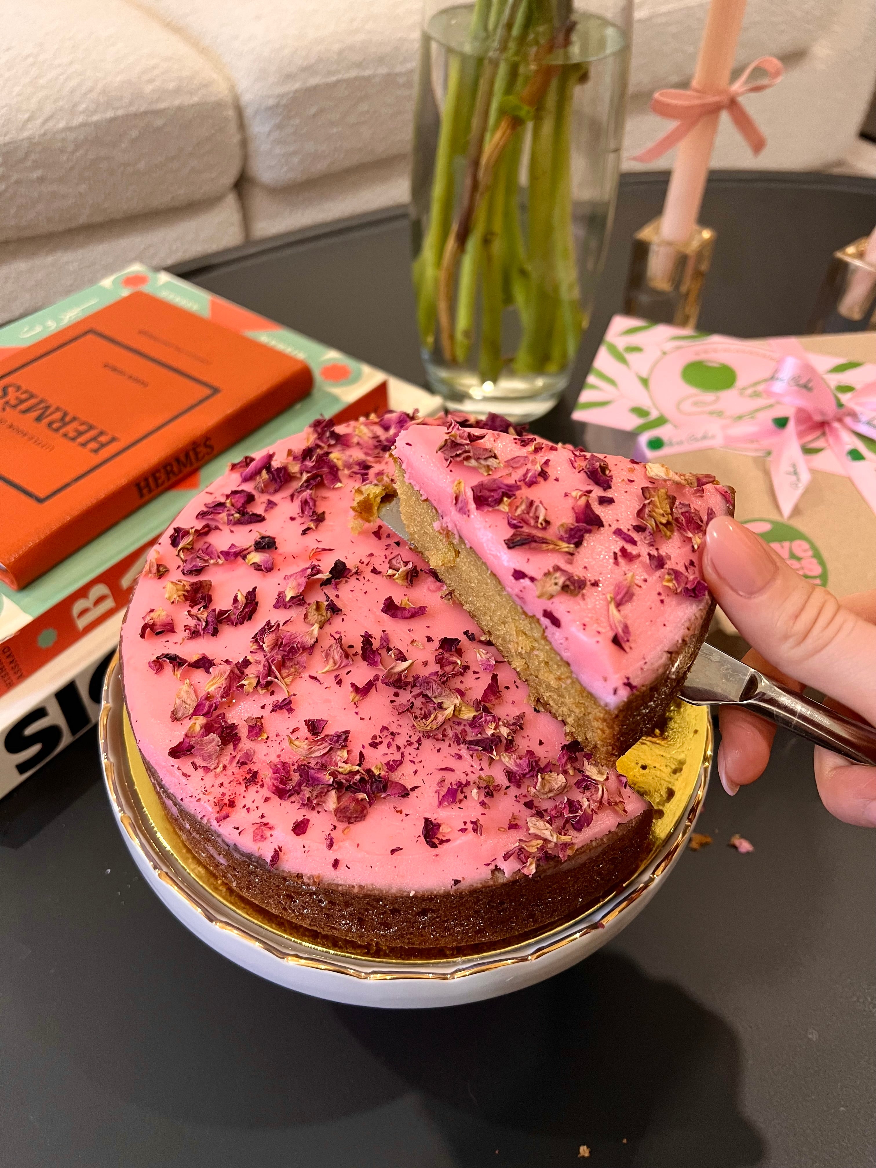 Pink-Toned Cake