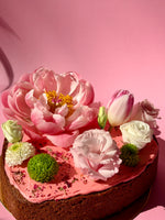 Load image into Gallery viewer, Floral Olove Oil Cake - 8"
