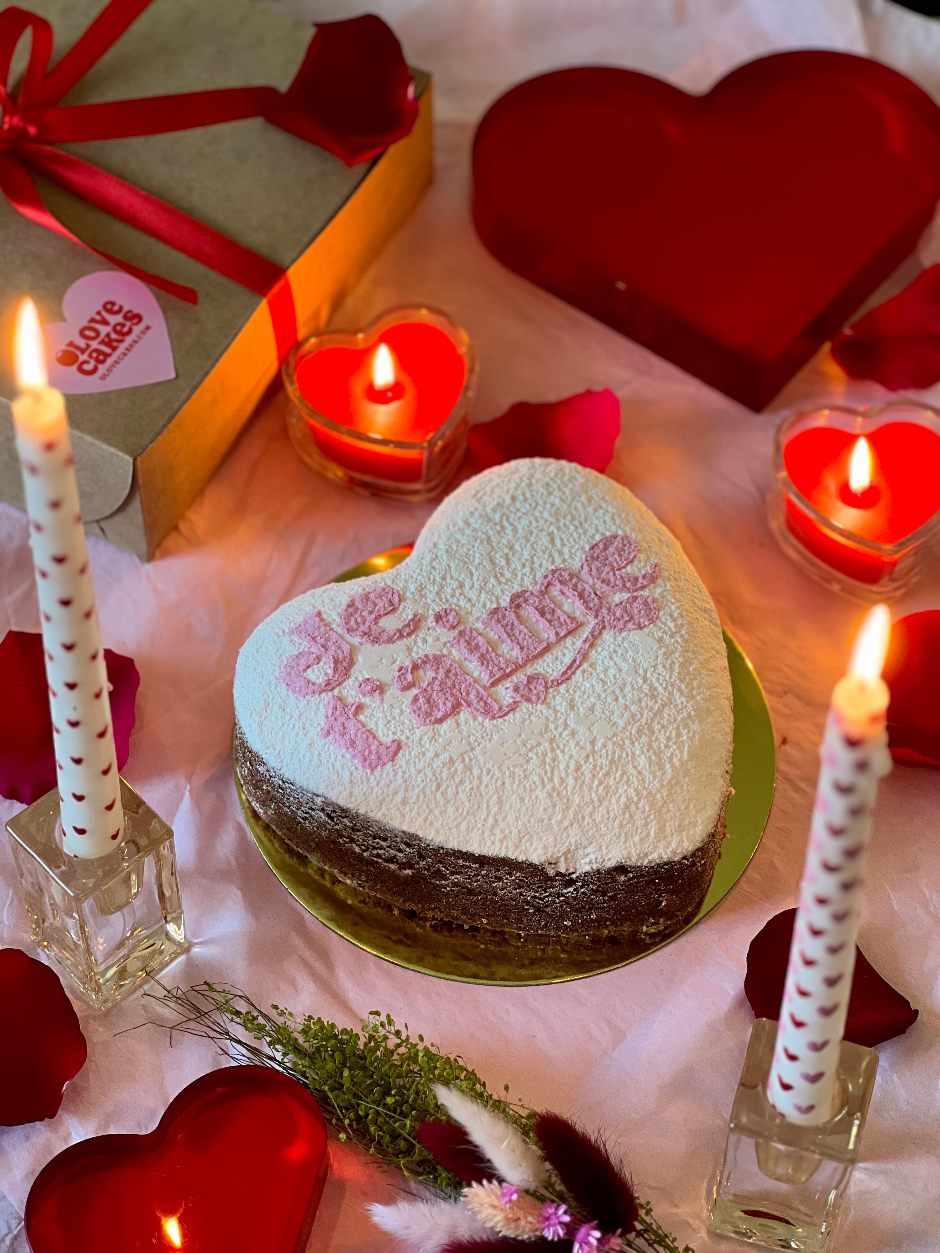 Heart Shaped Cake - Je t'aime