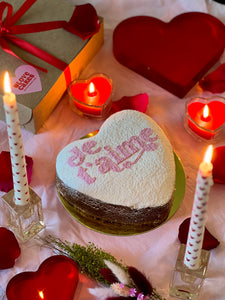 Heart Shaped Cake - Je t'aime