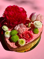 Load image into Gallery viewer, Floral Olove Oil Cake - 8"
