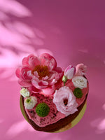 Load image into Gallery viewer, Floral Olove Oil Cake - 8"
