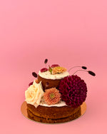 Load image into Gallery viewer, Floral Olove Cake - 5” Stacked
