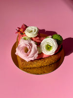 Load image into Gallery viewer, Floral Olove Oil Cake - 5”
