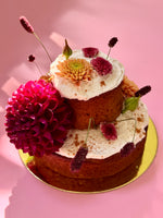 Load image into Gallery viewer, Floral Olove Cake - 5” Stacked
