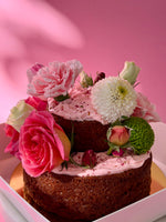 Load image into Gallery viewer, Floral Olove Oil Cake - 5” Stacked
