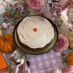 Load image into Gallery viewer, Pumpkin Spice 8&quot; Cake with Cinnamon Frosting
